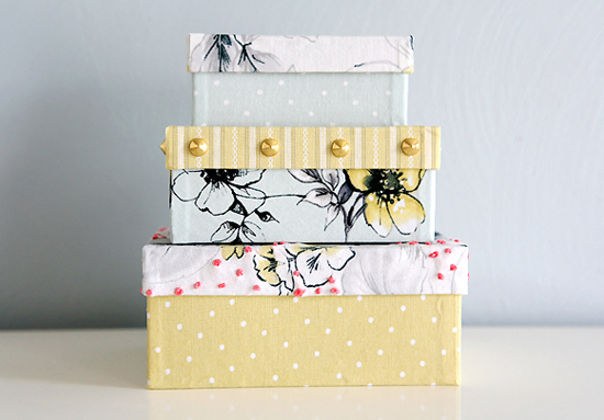 IHeart Organizing: DIY Decorative Storage Box Ideas